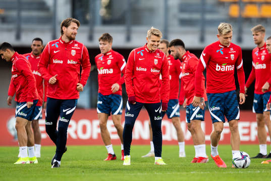 Martin Ødegaard of the Norwegian national football team