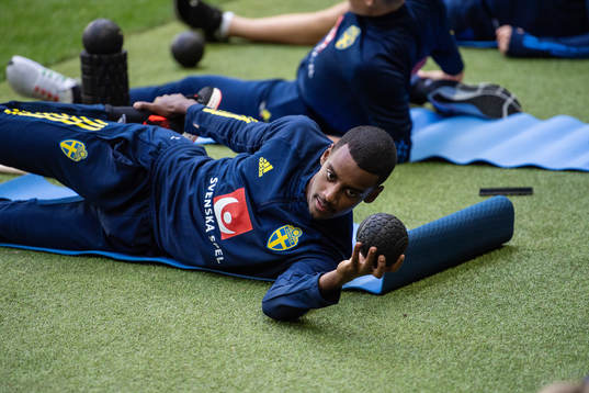 Alexander Isak of the Swedish national team