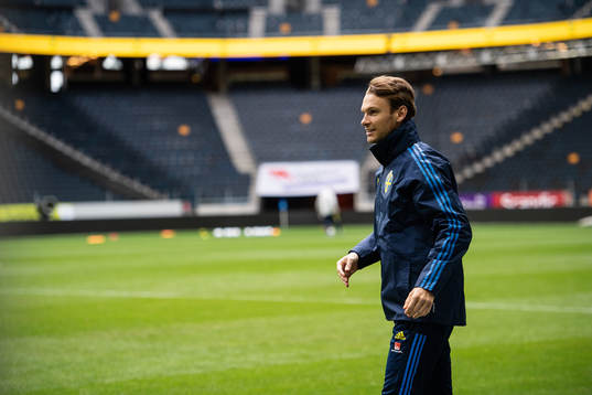 Albin Ekdal of the Swedish national team