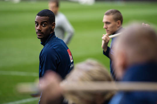 Alexander Isak of the Swedish national team
