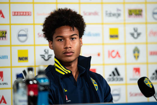 Jens Cajuste of the Swedish national team
