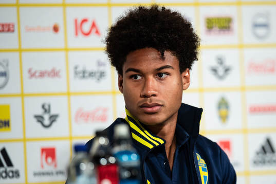 Jens Cajuste of the Swedish national team