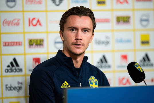 Kristoffer Olsson of the Swedish national team