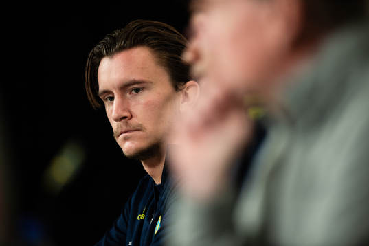 Kristoffer Olsson of the Swedish national team