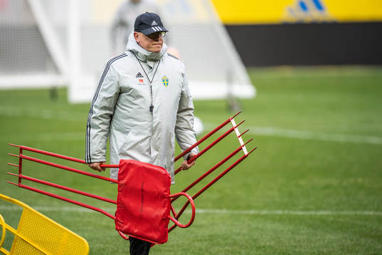 head coach Janne Andersson of the Swedish national team