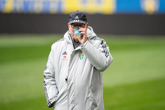 head coach Janne Andersson of the Swedish national team