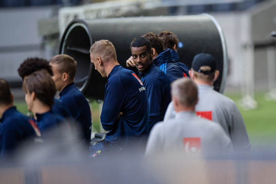 Alexander Isak of the Swedish national team