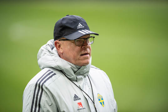 head coach Janne Andersson of the Swedish national team