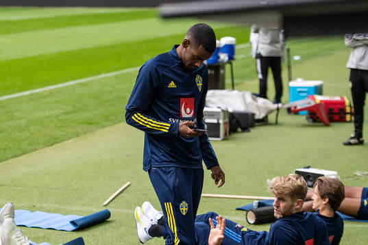Alexander Isak of the Swedish national team