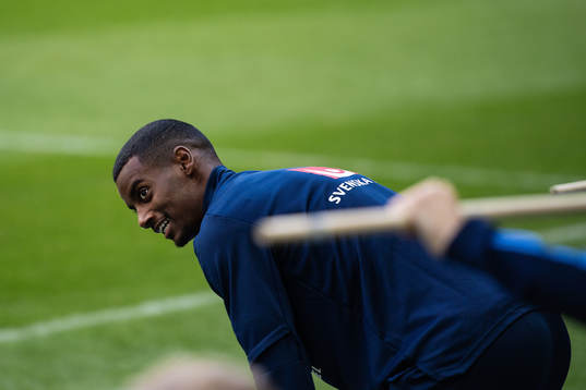 Alexander Isak of the Swedish national team