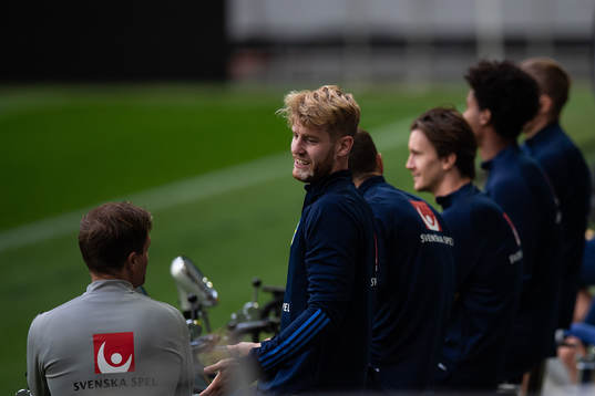 Filip Helander of the Swedish national team