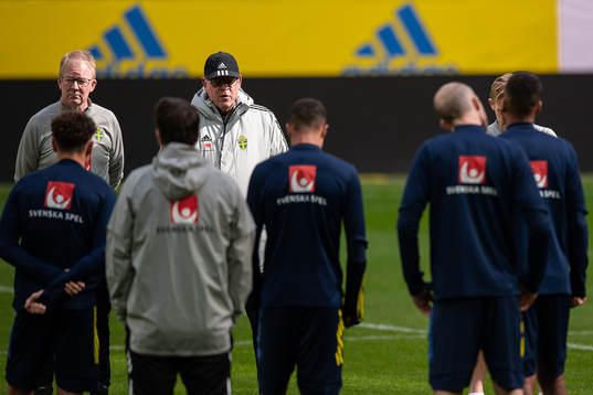 head coach Janne Andersson of the Swedish national team