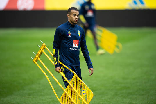 Robin Quaison of the Swedish national team
