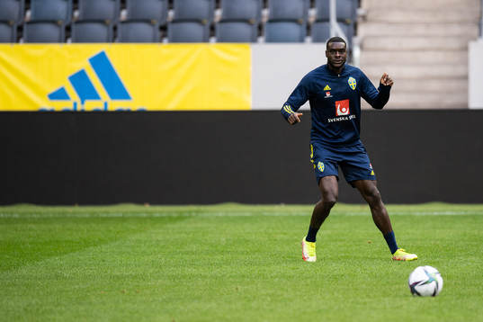 Ken Sema of the Swedish national team