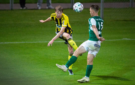 IFK Hässleholms Hugo Arvidsson i matchen i division 2