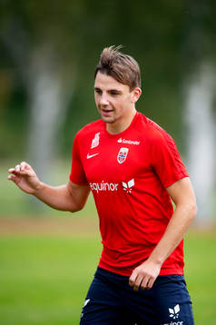 Niklas Ødegård of the Norwegian national football team u17