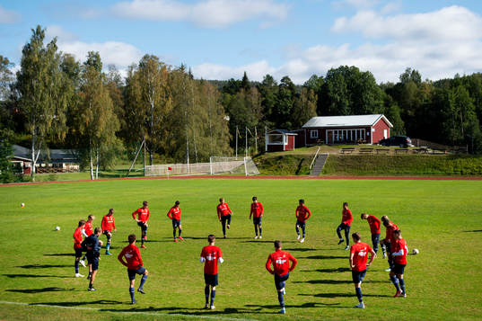 Bläddra bland fler bilder av Football, Norway U17, training