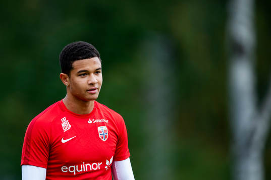 Jacob Dicko Eng of the Norwegian national football team u17