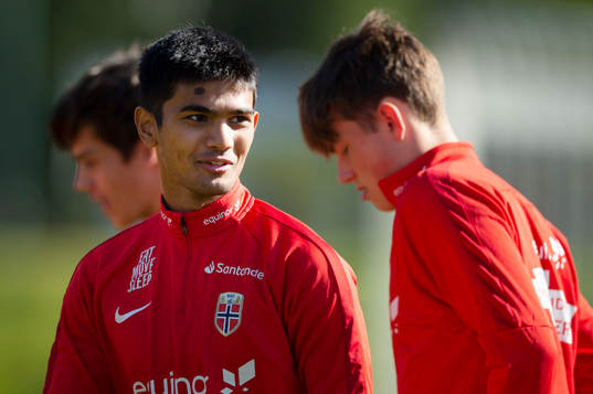 Dylan Murugesapillai of the Norwegian national football