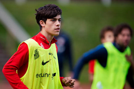 Magnus Riisnæs of the Norwegian national football team u17
