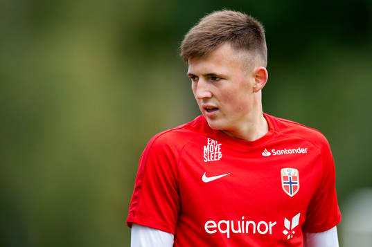Syver Aas of the Norwegian national football team u17
