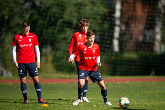 Syver Aas, Niklas Wassberg and Johan Bakke of the Norwegian