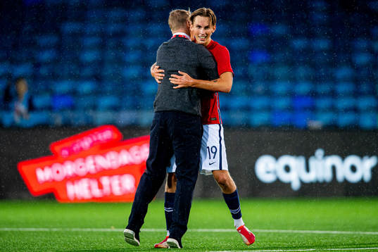Leif Gunnar Smerud, head coach of Norway, and Kristoffer