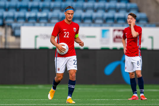 Erik Botheim of Norway looks dejected