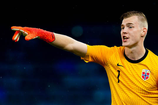Goalkeeper Kristoffer Klaesson of Norway