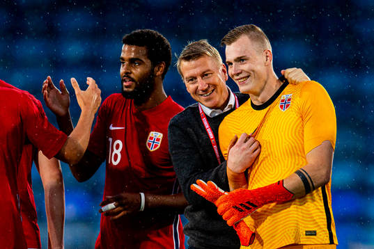Bläddra bland fler bilder av Football, UEFA Euro Under-21 Qualifier, Norway - Austria