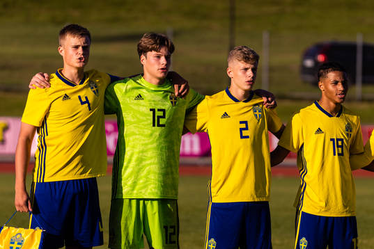 Sveriges Edvin Tellgren, Filip Sidklev, Gottfrid Rapp,