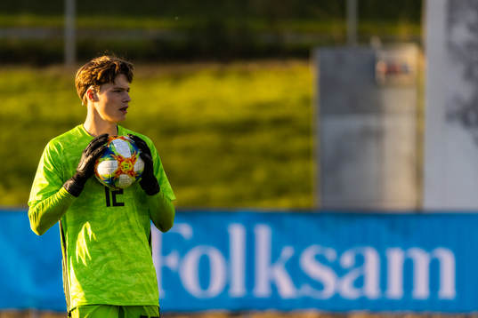 Sveriges målvakt Filip Sidklev