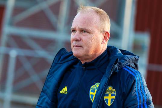 Sveriges tränare Roger Franzén