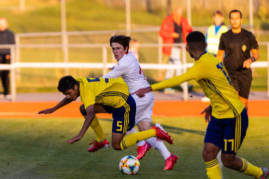 Sveriges Matteo Perez Vinlöf och Danilo Glusica