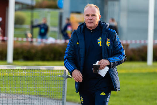 Sveriges tränare Roger Franzén