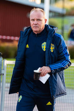 Sveriges tränare Roger Franzén