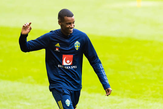 Alexander Isak of Sweden