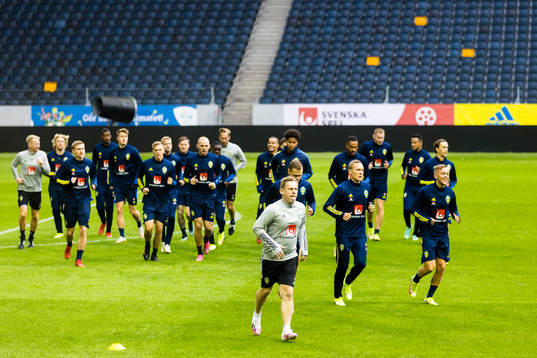 The national team of Sweden
