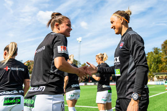 Rosengårds Katrine Veje och Sanne Troelsgaard