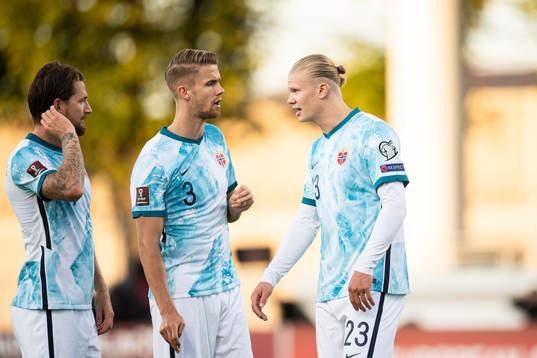 Stefan Strandberg, Kristoffer Ajer and Erling Braut Haaland