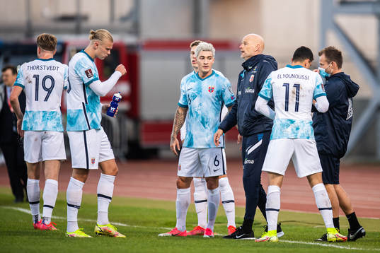 Erling Braut Haaland, Mathias Normann and Ståle Solbakken,
