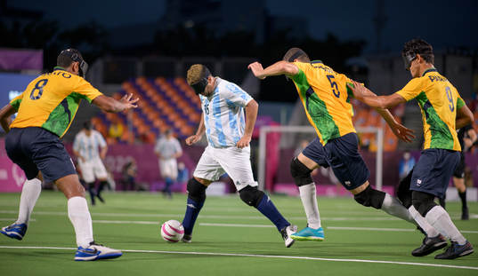 A handout photo made available by the Olympic Information