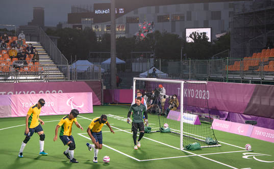 A handout photo made available by the Olympic Information