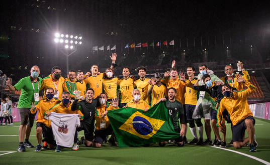 A handout photo made available by the Olympic Information