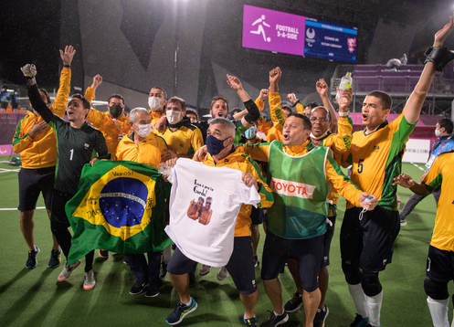 A handout photo made available by the Olympic Information