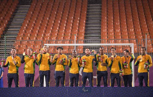 A handout photo made available by the Olympic Information