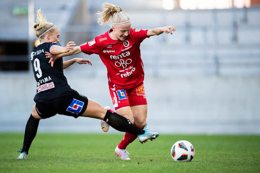 Växjös Signe Holt Andersen och Örebros Anna Sandberg