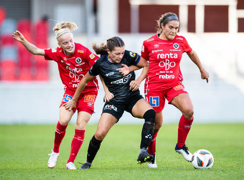 Växjös Madeline Gotta mot Örebros Anna Sandberg och