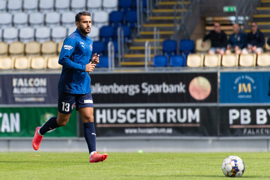 Akropolis Christian Rubio Sivodedov före fotbollsmatchen i