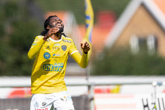 Falkenbergs Kwame Kizito deppar
